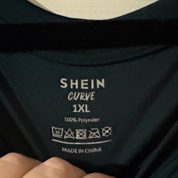 SHEIN Curve Just Breathe and Believe tee 1X NWOT. - Picture 2 of 3